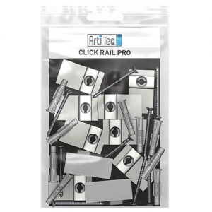ArtPerfect Click Rail Pro Fastener Kit 200cm Aluminium 2
